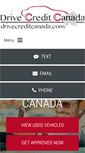 Mobile Screenshot of drivecreditcanada.com